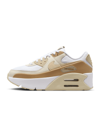 ナイキ ウィメンズ エアマックス90 ホワイト/ベージュ 23cm NIKE W AIR MAX 90 LV8 White/Sail ナイキ ウィメンズ エアマックス
